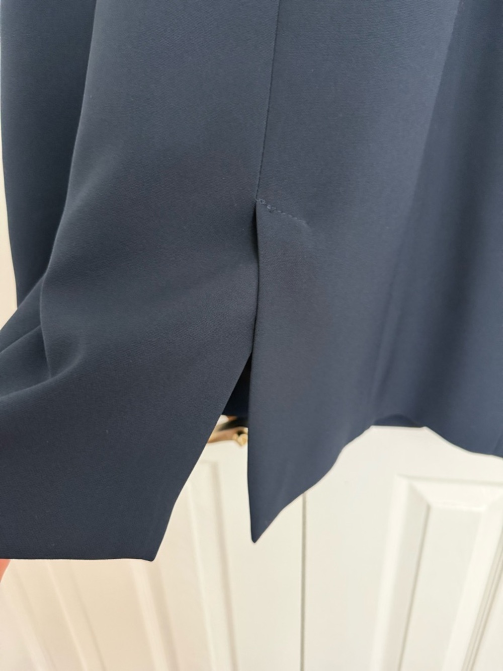 Zara  Navy Sleeveless Blazer Dress vest - Picture 6 of 6